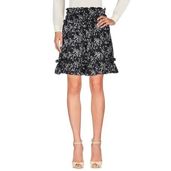 Kenzo floral black and white skirt‎ - Picture 1 of 5